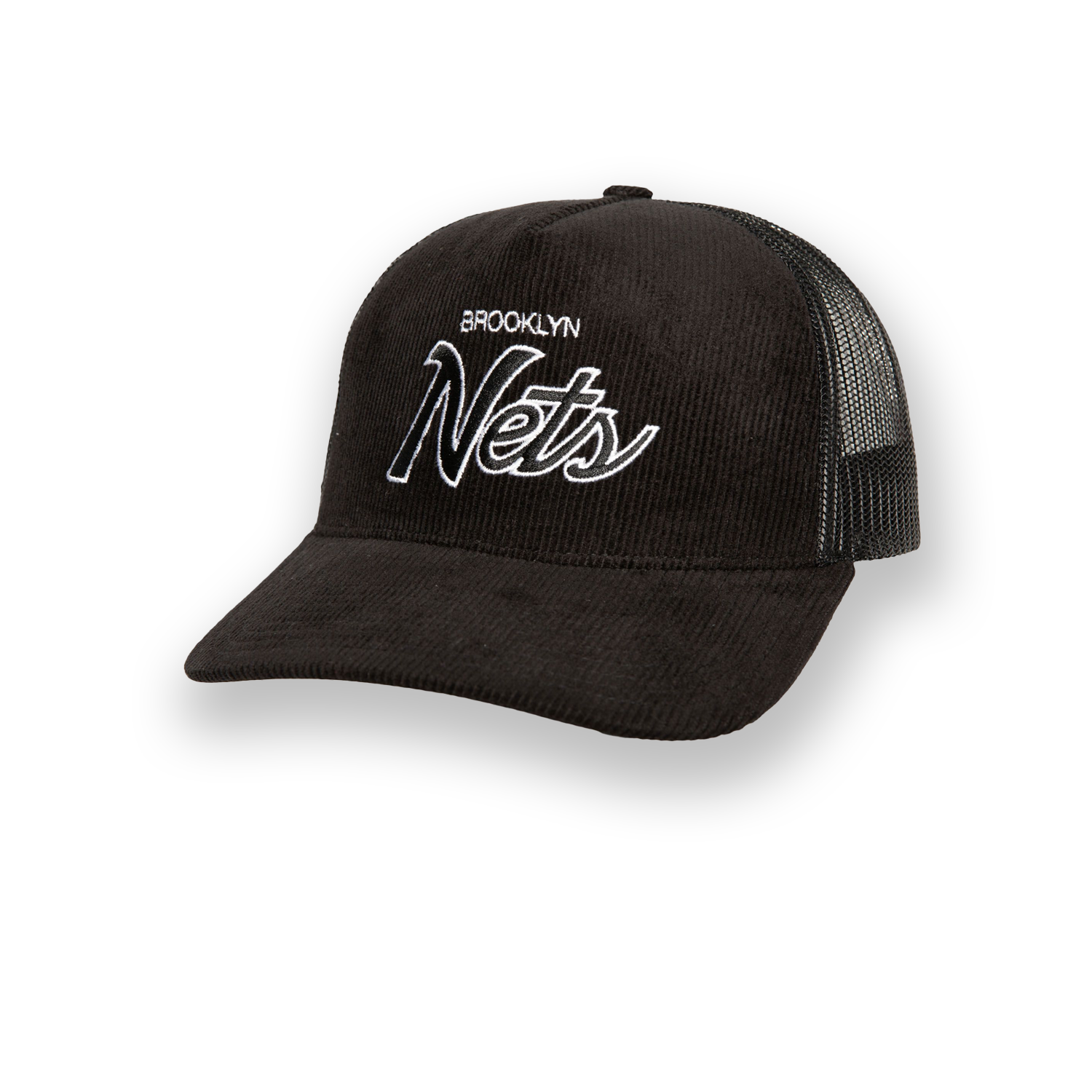 Бейсболка Mitchell&Ness TIMES UP TRUCKER Brooklyn Nets HHSS6002-BNEYYPPPBLCK-OS — фото 1