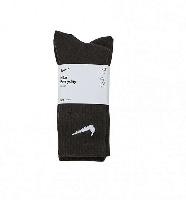Носки Nike Everyday Lightweight КОМПЛЕКТ 3 пары черн 38-42р-р SX7676-010