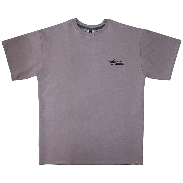 Футболка Anteater 480 мини лого grey
